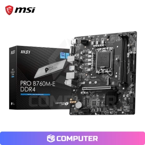 PLACA MADRE  MSI PRO B760M-E DDR4 /LGA 1700 2MODULOS