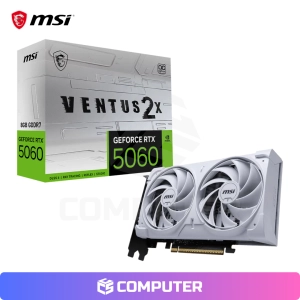 TARJETA DE VIDEO MSI GEFORCE RTX 5060 8GB VENTUS 2X OC WHITE
