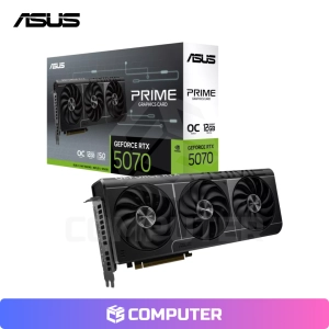 TARJETA DE VIDEO ASUS PRIME GEFORCE RTX 5070 OC 12GB X3 FAN