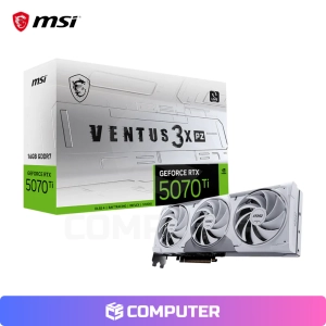 TARJETA DE VIDEO MSI GEFORCE RTX 5070Ti 16GB GDDR7 VENTUS 3X PZ WHITE OC