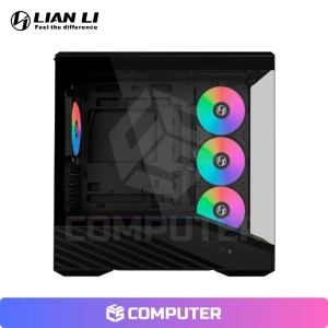 CASE LIAN LI VECTOR V100R BLACK, FAN x4 ARGB, V/TEMPLADO