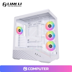 CASE LIAN LI VECTOR V100R WHITE, FAN x4 ARGB, V/TEMPLADO