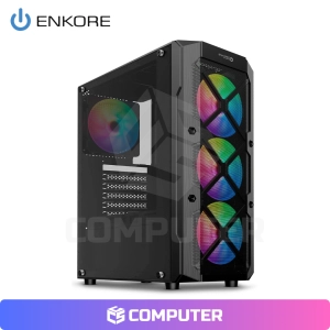 CASE ENKORE WINNER ENK 5002 RGB SIN FUENTE VIDRIO TEMPLADO MID TOWER
