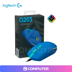 MOUSE LOGITECH G203 LIGHTSYNC - 8,000 DPI -RGB -BLUE