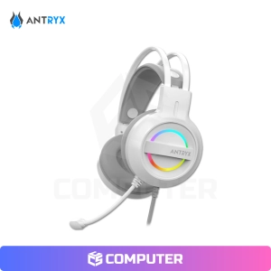 AUDIFONO ANTRYX IRIS-W GRAY RAINBOW CON MICROFONO 7.1 VIRTUAL SURROUND