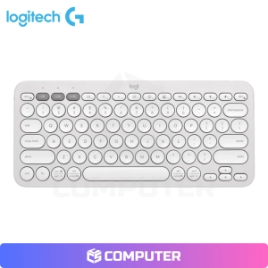 TECLADO MEMBRANA LOGITECH PEBBLE 2 K380S BLUETOOTH/WIRELESS SP WHITE