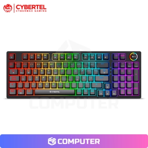 TECLADO MECANICO CYBERTEL STRIKER K1008 RECARGABLE 96 KEYS/ WIFI