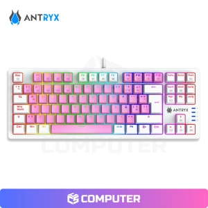 TECLADO MECANICO ANTRYX MK840 TKL PINK  SWITCH RED