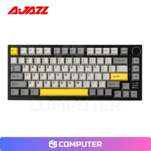 TECLADO MECANICO AJAZZ AK820 PRO BLACK GREY INALÁMBRICO CON PANTALLA
