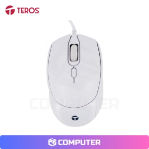 MOUSE ÓPTICO TEROS TE-1225S USB BLANCO
