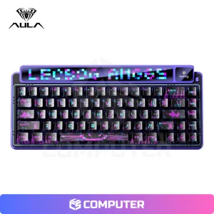 TECLADO MECANICO GAMER AMG65 CON PANTALLA
