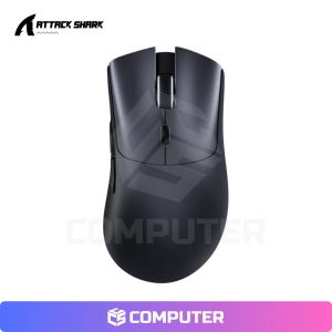 MOUSE GAMER ATTACK SHARK R1 18K DPI BLACK