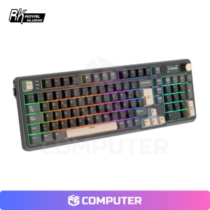 TECLADO MECANICO ROYAL KLUDGE RK-S98 PHANTOM SW-CHARTREUSE