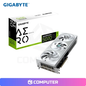 TARJETA DE VIDEO GIGABYTE GEFORCE RTX 5070 AERO OC 12GB GDDR7 192BITS
