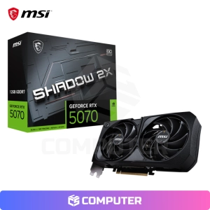 TARJETA DE VIDEO MSI SHADOW RTX 5070 12GB GDDR7 X2 FAN