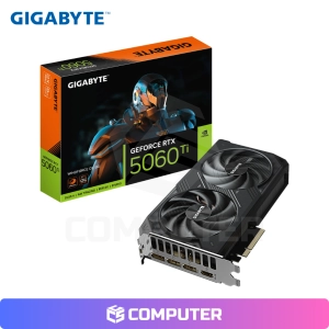 TARJETA DE VIDEO GIGABYTE RTX 5060 TI WINDFORCE OC 8GB X2 FAN