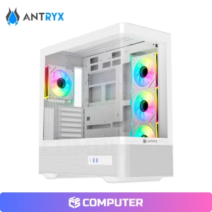 CASE ANTRYX FX 830 WHITE INFINITY ARGB 4FAN USB TIPO-C