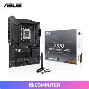 PLACA MADRE ASUS X870 MAX GAMING WIFI7/DDR/AM5