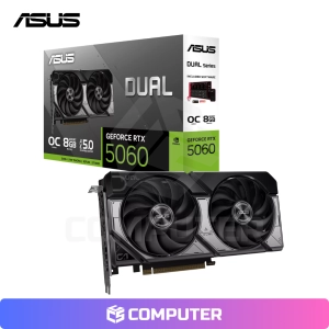 TARJETA DE VIDEO ASUS GEFORCE RTX 5060 EVO 8GB DUAL OC GDDR7
