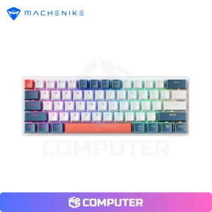 TECLADO MACHENIKE K500-B61W TRI-MODO SWITCH ROJO
