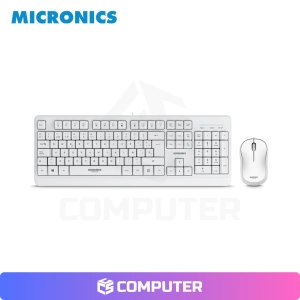 KIT TECLADO+MOUSE USB MICRONICS NORTON WHITE MIC T100W