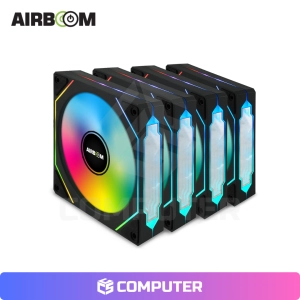 COOLER AIRBOOM CASE GAMER VEKTOR AB201 ARGB 4FANS