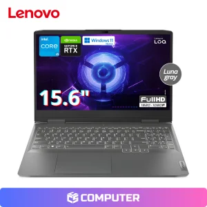 LAPTOP LENOVO LOQ 15IAX9 / INTEL CORE I5-12450HX / 16GB DDR5-4800 / 512GB SSD NVME M.2 / NVIDIA GEFORCE RTX 3050 6GB / PANTALLA: 15.6P FHD (1920X1080)