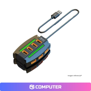 ADAPTADOR USB 10 EN 1 10xUSB TIPOC