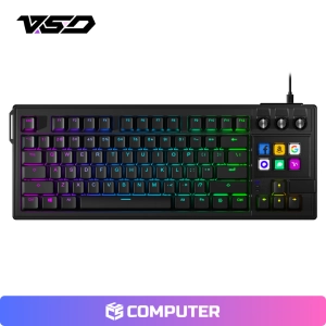 TECLADO MECANICO VSD K1 PRO RED SWICH STREAMDOCK PROGRAMABLE LCD