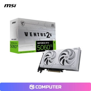 TARJETA DE VIDEO MSI RTX 5060 TI 8GB VENTUS X2 OC WHITE PLUS GDDR7