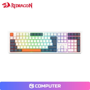 TECLADO REDRAGON TRUNDLE K668WBO RGB ESPAÑOL WHITE