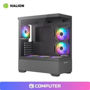 CASE GAMER HALION FISH TANK JUPITER K04 S/F 6FAN ARGB