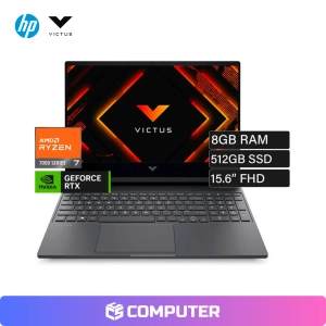 LAPTOP GAMER HP BT4F6LA#ABM | R7-7445HS | 8GB RAM | 512GB SSD | RTX 3050 6GB