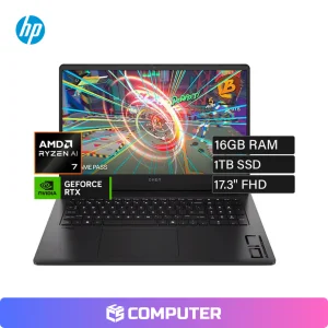 LAPTOP GAMER HP 17-DB1001LA | RAI 7-350 | 16GB RAM | 1TB SSD | RTX 5050 8GB
