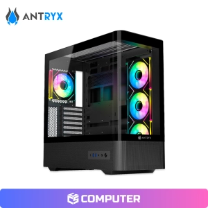 CASE ANTRYX FX 830 BLACK INFINITY ARGB 4FAN USB TIPO-C