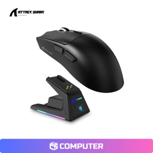 MOUSE ATTACK SHARK R11 ULTRA WIRELESS DPI 42K BLACK