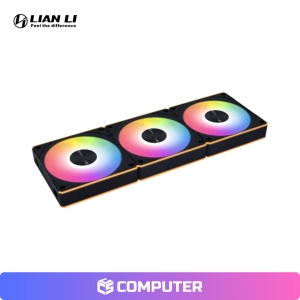 COOLER DE CASE LIAN LI UNI FAN CL WIRELESS 120 MM X 3, ARGB, BLACK (12CL1W3B)