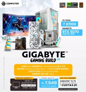 PC Build #5 Ryzen 7 9700x  | RTX 5070 8GB | B850M | 16GB RAM DDR5 | 1TB SSD