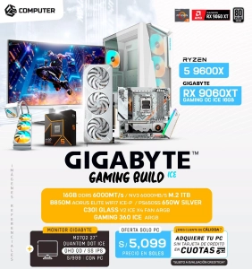 PC Build #6 Ryzen 5 9600X | RX 9060 XT 16GB | B850M | 16GB RAM DDR5 | 1TB SSD