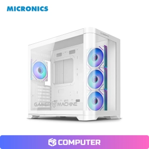 CASEE MICRONICS GALAXY WHITE MIC FC1034W 4FAN ARGB