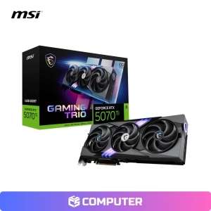 TARJETA DE VIDEO MSI RTX 5070 TI GAMING TRIO OC BLACK 16GB GDDR7