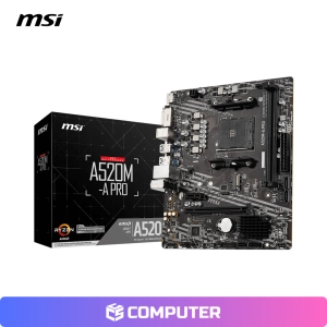 PLACA MADRE MSI A520M-A PRO AMD RYZEN DDR4  DDR4/AM4
