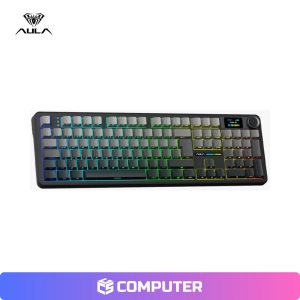 TECLADO AULA F108 PRO GRADIENT RGB GRAY/ RAIN DROP SWITCH