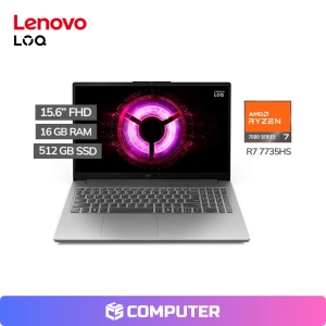 LAPTOP GAMER LENOVO 15ARP10E (83S0007FUS) | R7-170 | 16GB RAM | 512GB SSD | RTX 4050 6GB