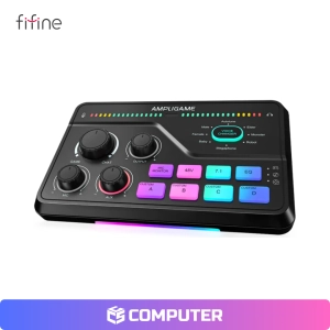 MEZCLADORA DE AUDIO FIFINE SC8 AMPLIGAME SC8-B BLACK