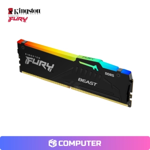 MEMORIA RAM KINGSTON FURY BEAST 32GB DDR5 6000MT/S CL36 RGB BLACK