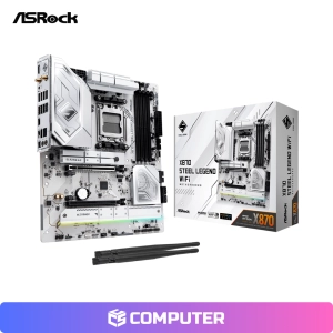 PLACA MADRE ASROCK X870 STEEL LEGEND WIFI7 DR5 WH