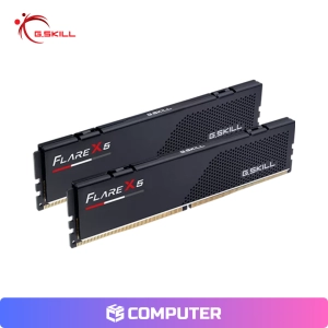 MEMORIA RAM G.SKILL FLARE X5 INTEL AMD 32GB (16GBX2) DDR5 6000MHZ BK CL36