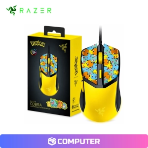 MOUSE RAZER COBRA POKÉMON EDITION 8500 DPI AMARILLO