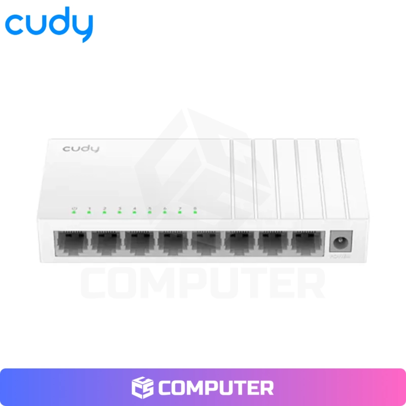 SWITCH FAST ETHERNET CUDY FS108D 8 PUERTOS